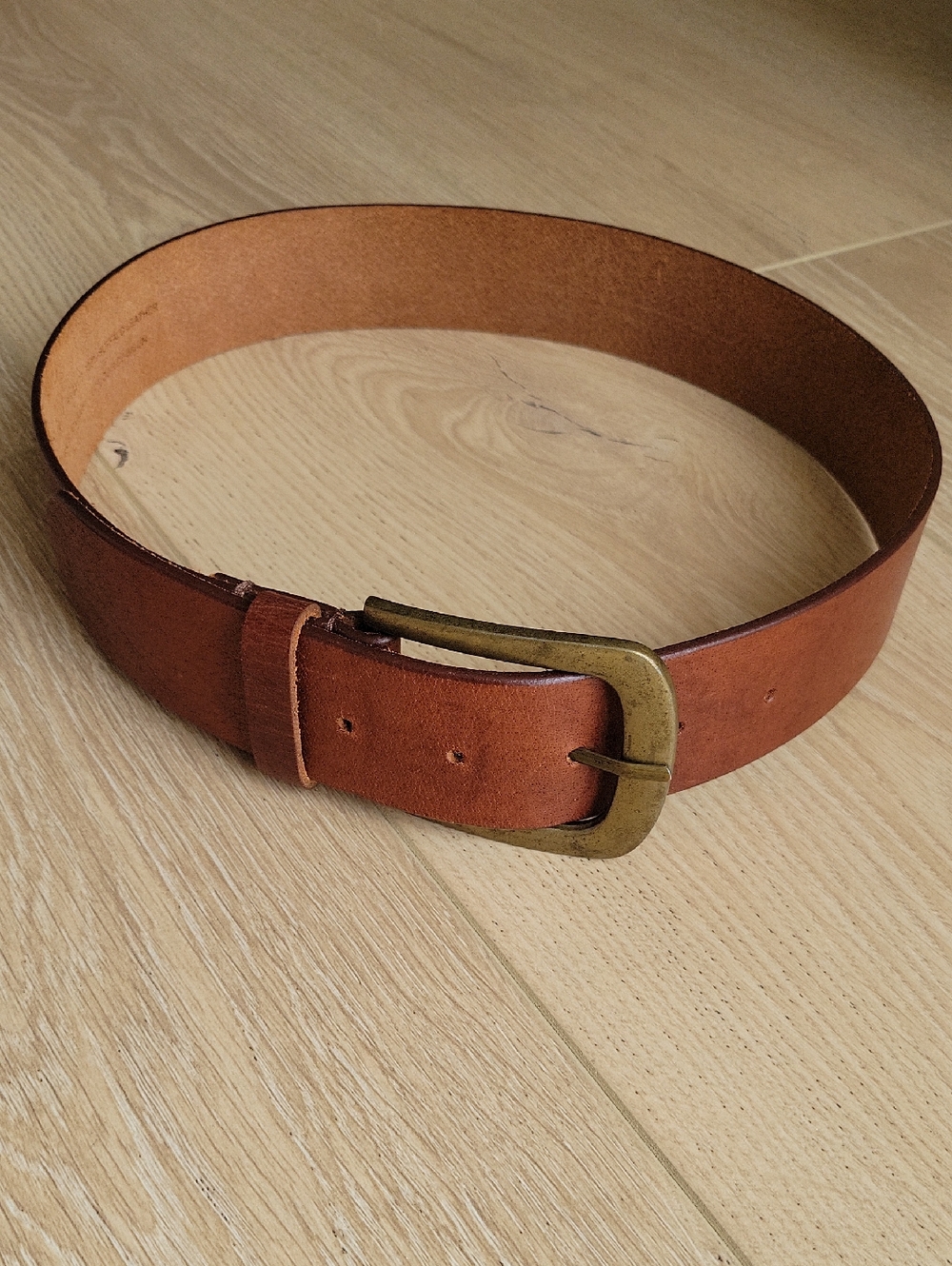 bdg leather belt - brown - women's